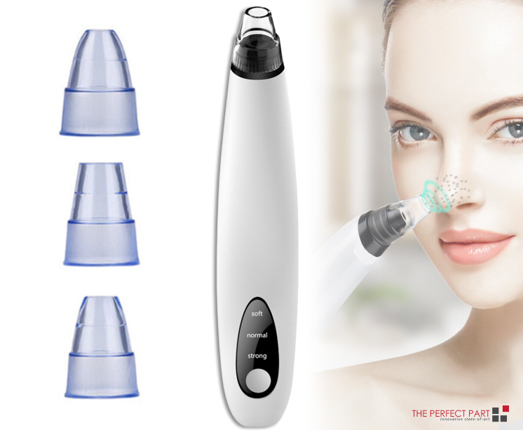 Pore Vacuum Blackhead Remover – USA Fast Shipping, 3 Speeds + 3 Heads